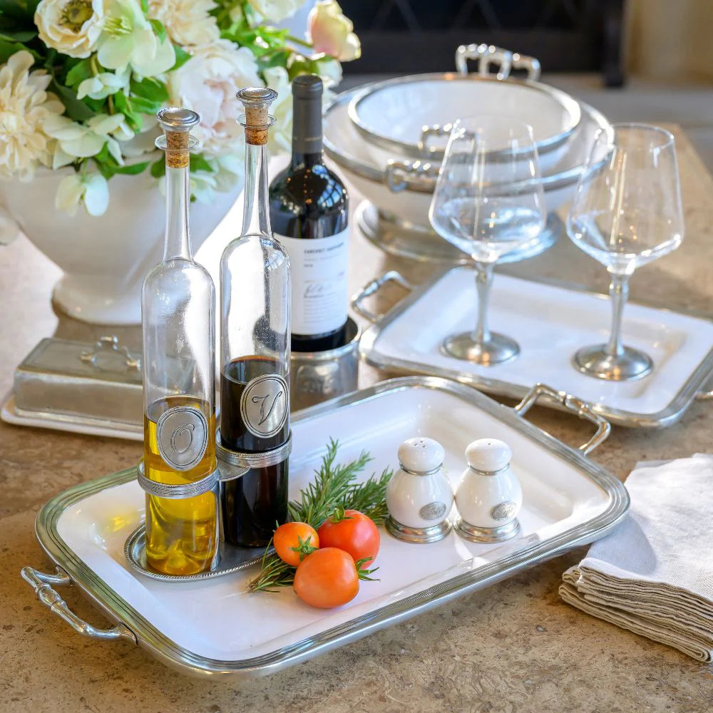 Tuscan Rectangular Tray with Handles