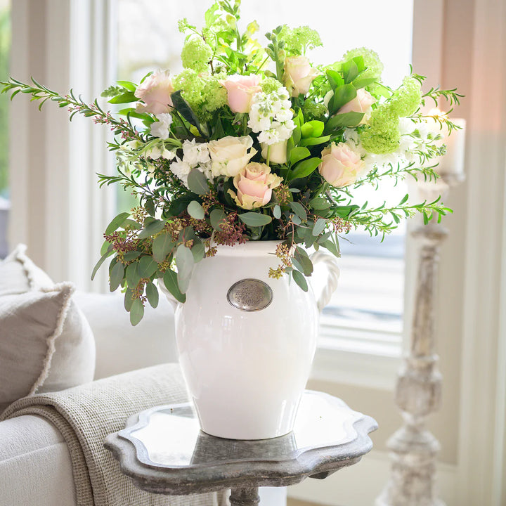 Tuscan Vase With Rope Handles