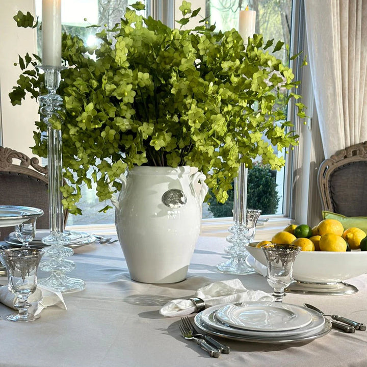 Tuscan Vase With Rope Handles