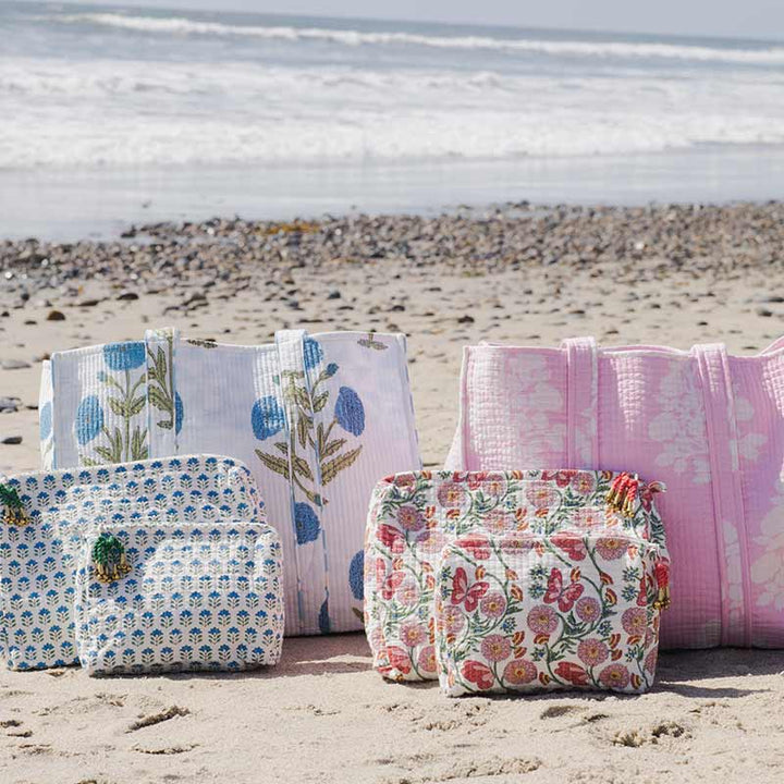 Quilted Pouch - Prairie Floral