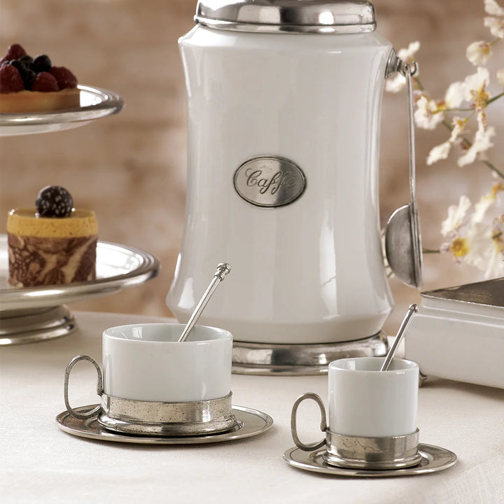 Tuscan Coffee Canister with Spoon