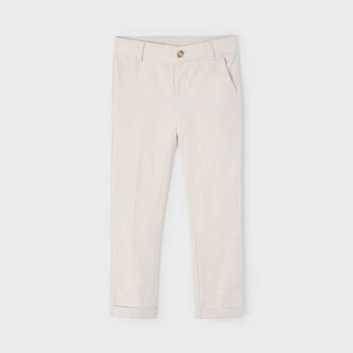 Raffia Linen Suit Pants