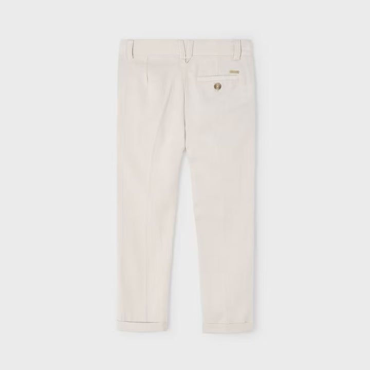 Raffia Linen Suit Pants