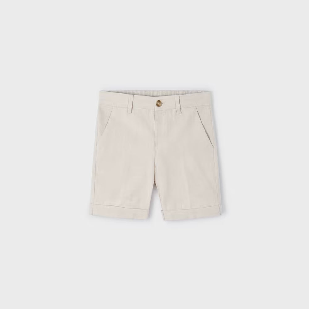 Raffia Linen Suit Shorts