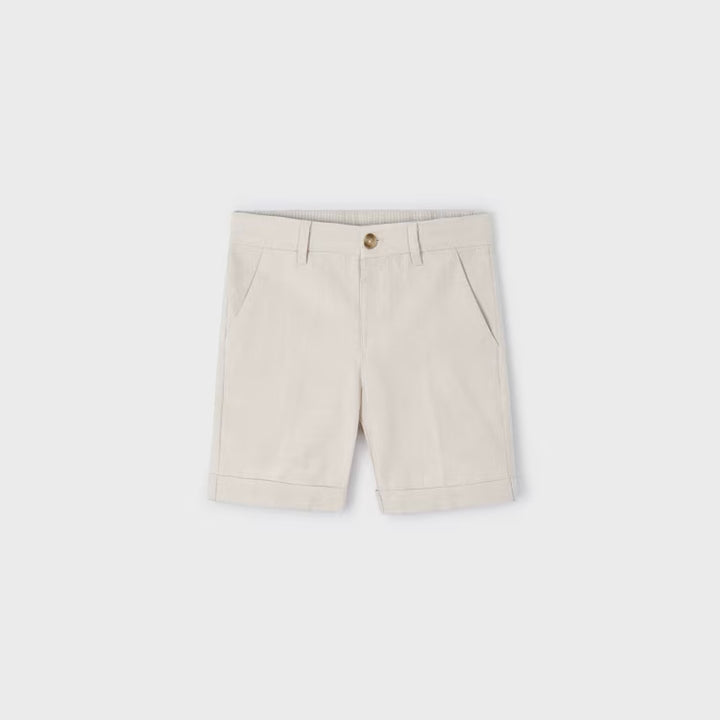 Raffia Linen Suit Shorts