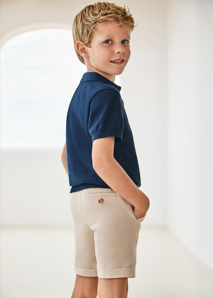 Raffia Linen Suit Shorts