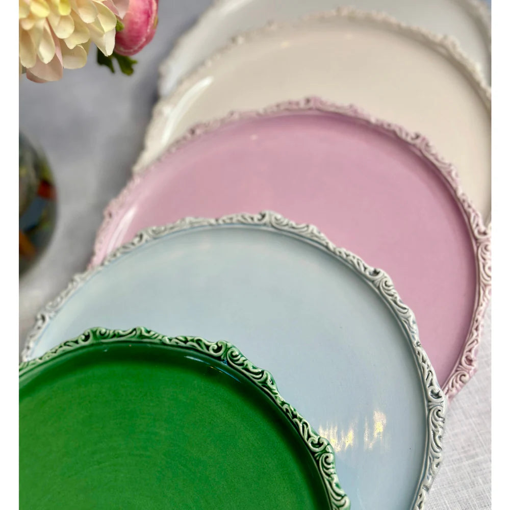 Imperial Bread/Canape Plate - Italian Green