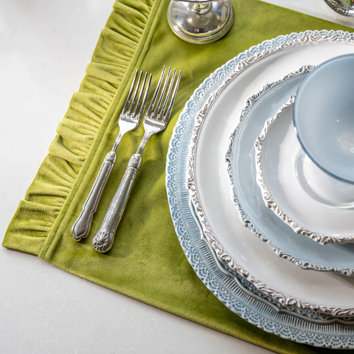 Imperial Bread/Canape Plate - White