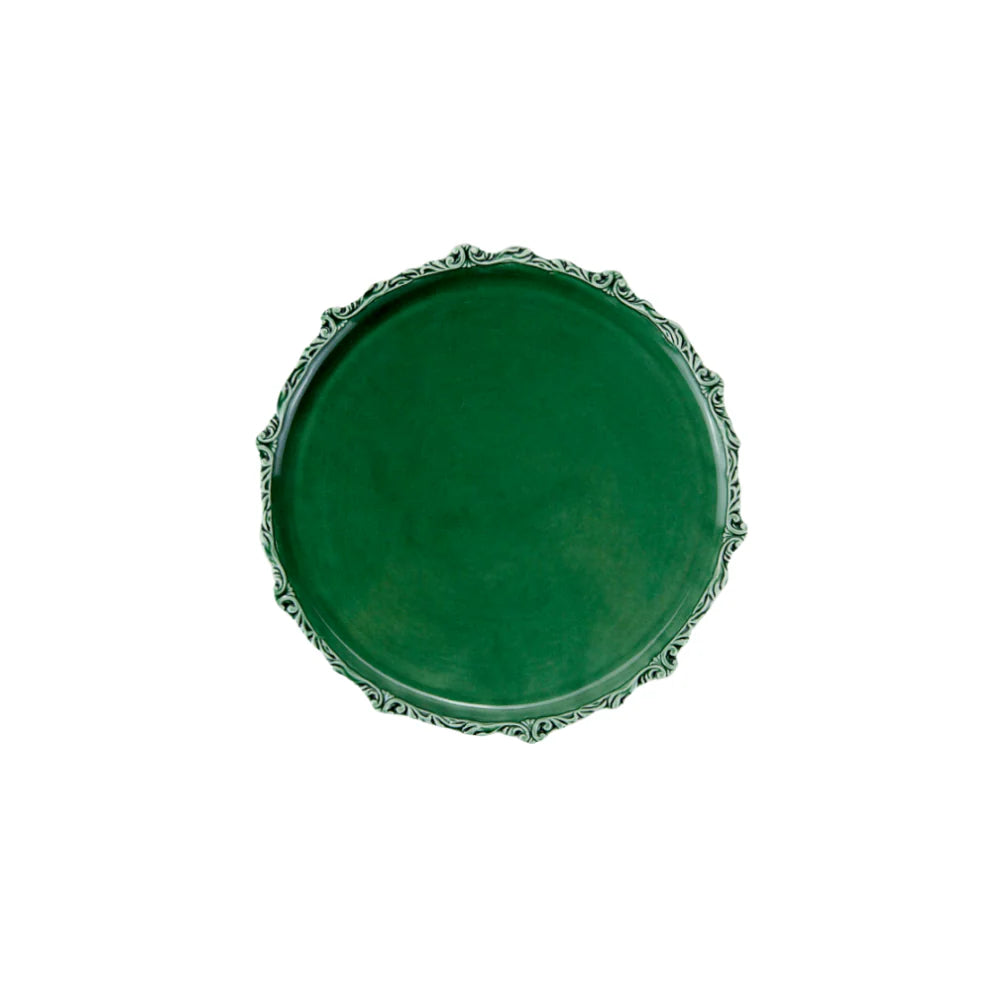 Imperial Bread/Canape Plate - Italian Green