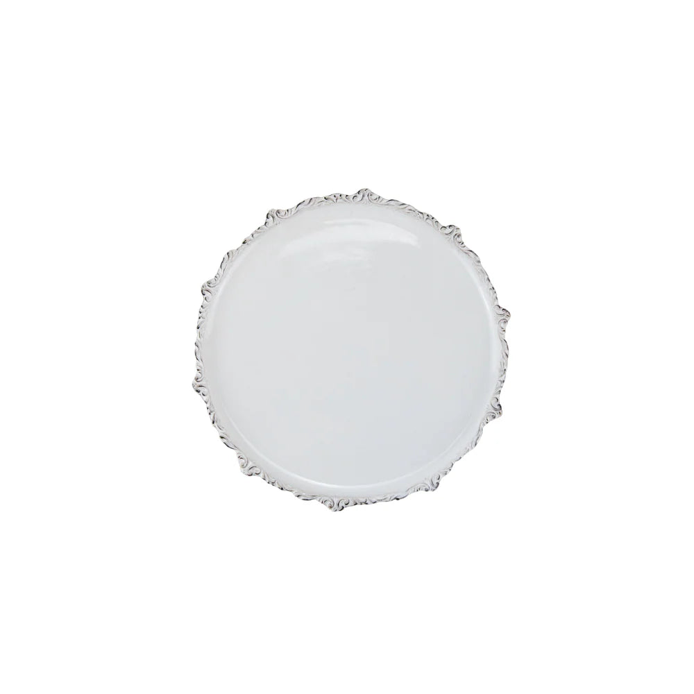 Imperial Bread/Canape Plate - White