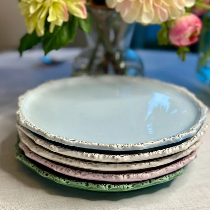 Imperial Bread/Canape Plate - Light Pink