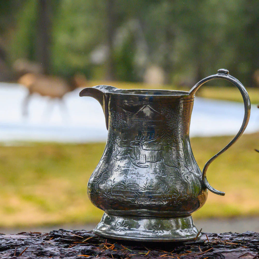 Vintage Pitcher with Deer