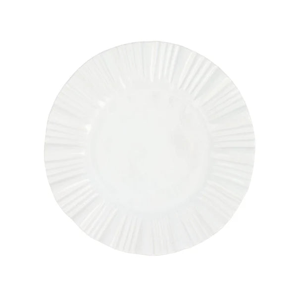 Bari White American Dinner Plate