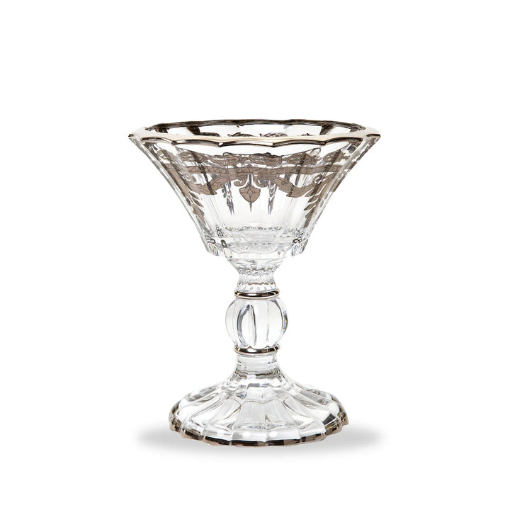 Vetro Platinum Petite Pedestal Candy Dish