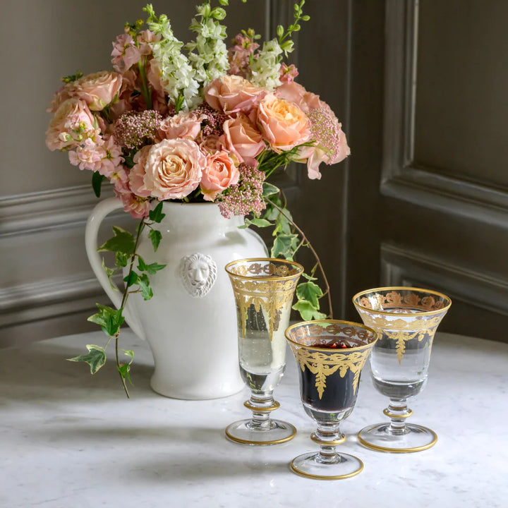 Vetro Gold Water/Wine Glass
