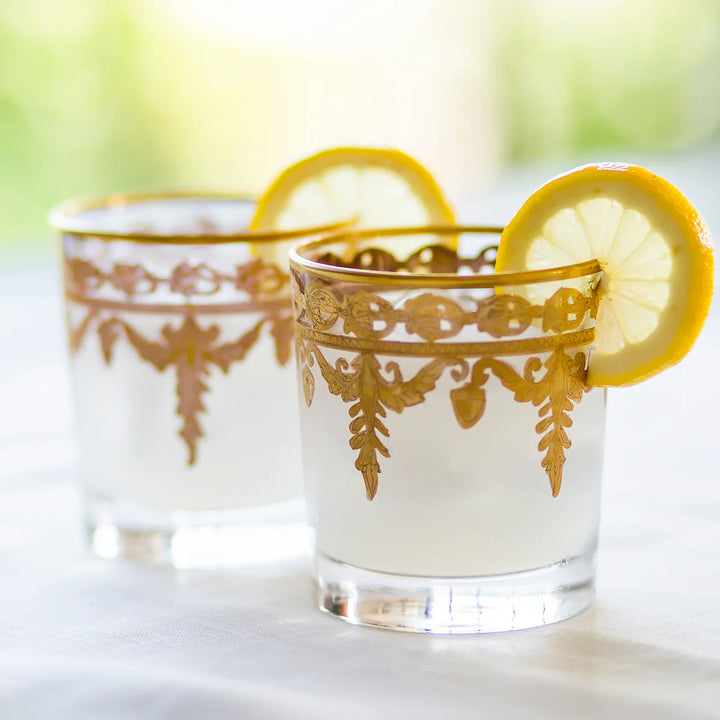 Vetro Gold Double Old Fashioned Glass
