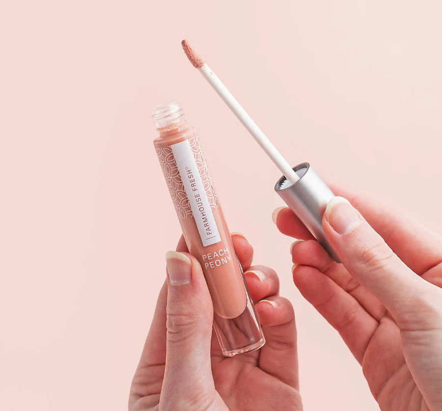 Peach Peony Vitamin Glaze Oil Infused Lip Gloss