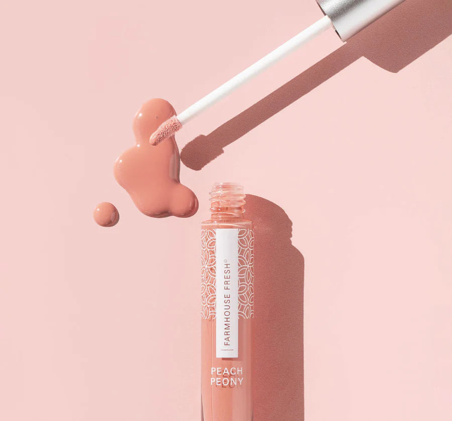 Peach Peony Vitamin Glaze Oil Infused Lip Gloss