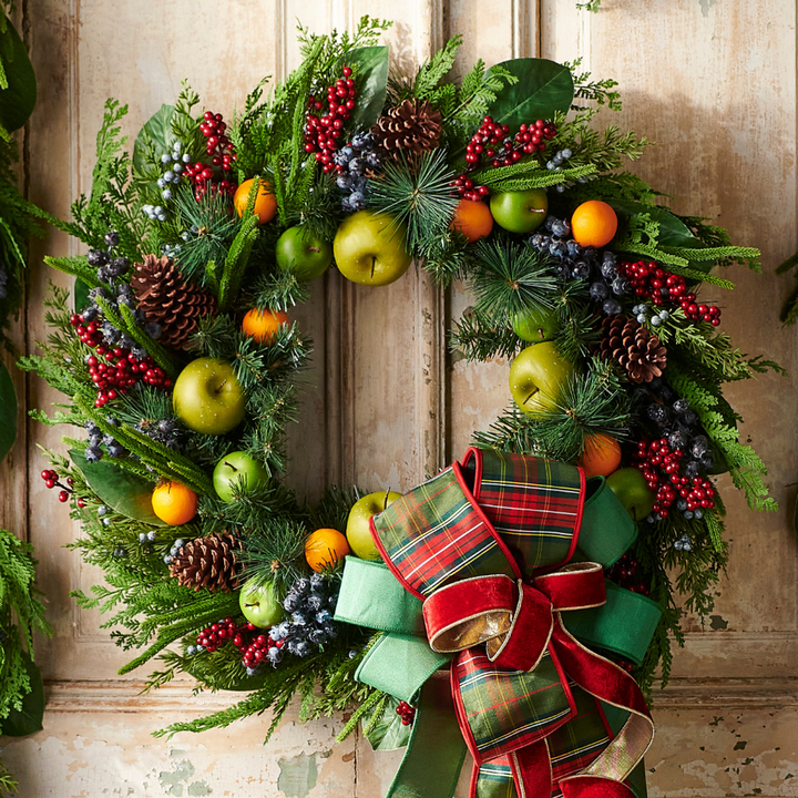 33" Mixed Fruit Wreath