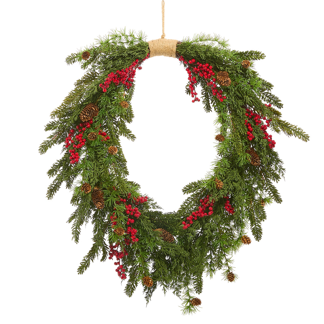 Cedar & Berry Wreath