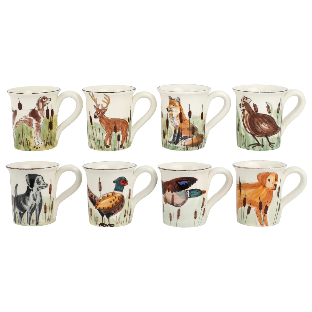 Wildlife Assorted Mugs - Set of 8
