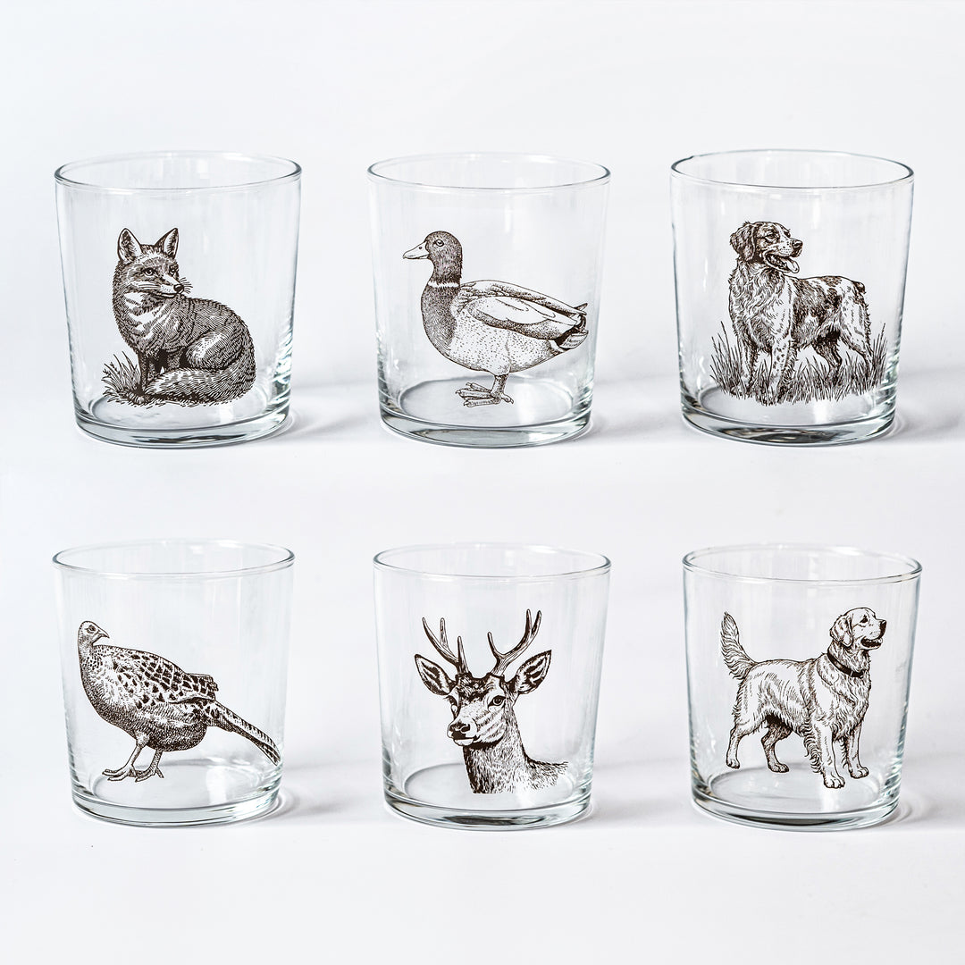 Wildlife Assorted Tumblers - Set of 6