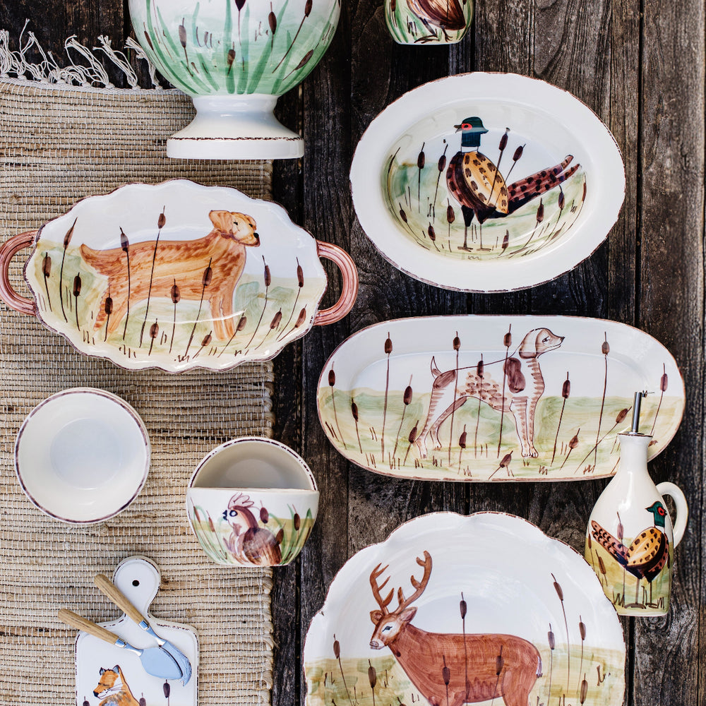 Wildlife Spaniel Oval Platter