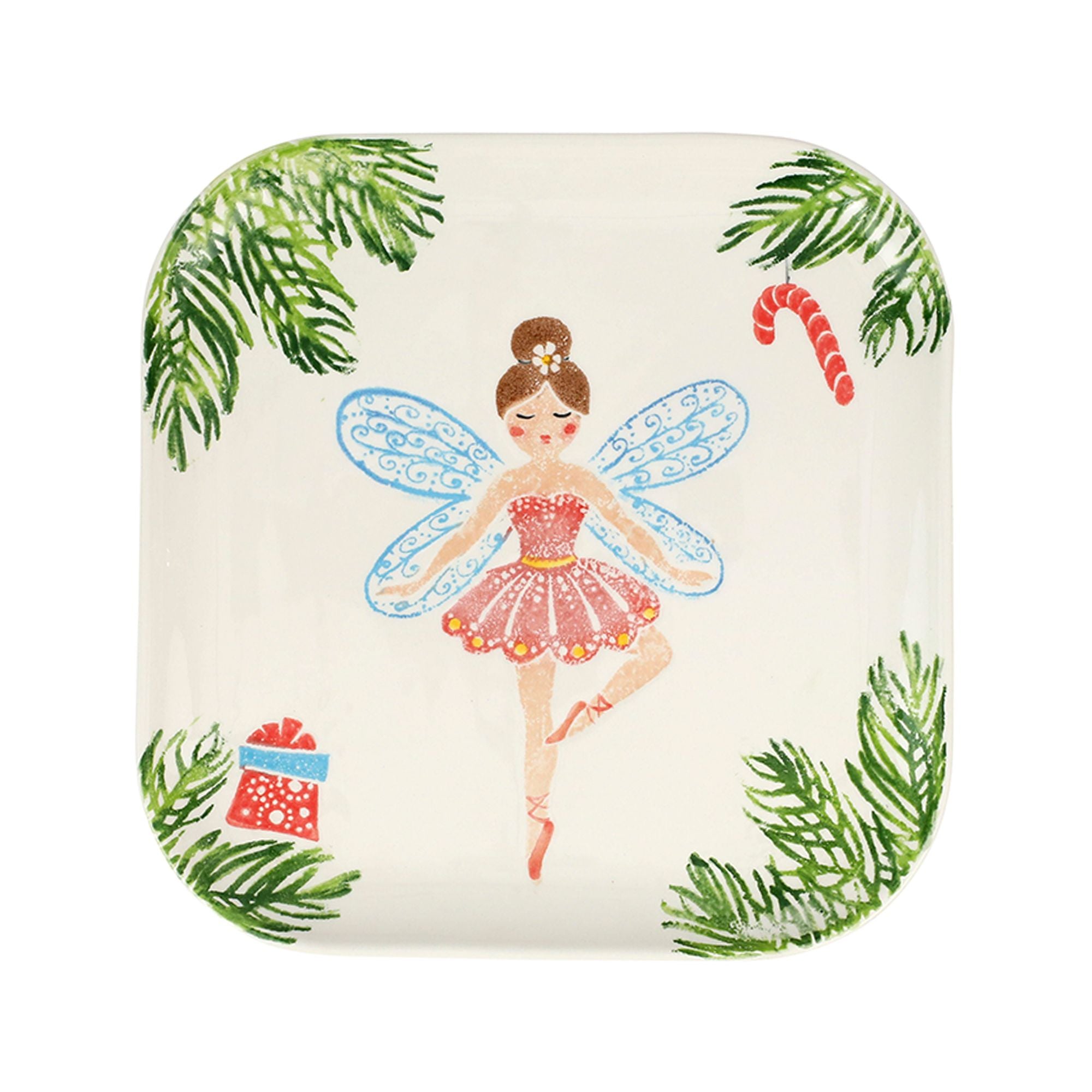 Nutcrackers Sugar Plum Fair Square Platter