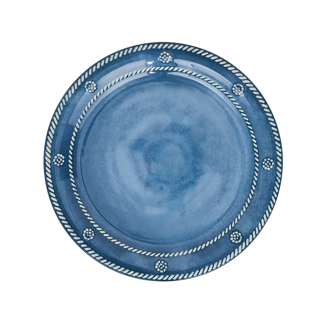 Berry & Thread Melamine Dessert/Salad Plate Set/4 - Ocean