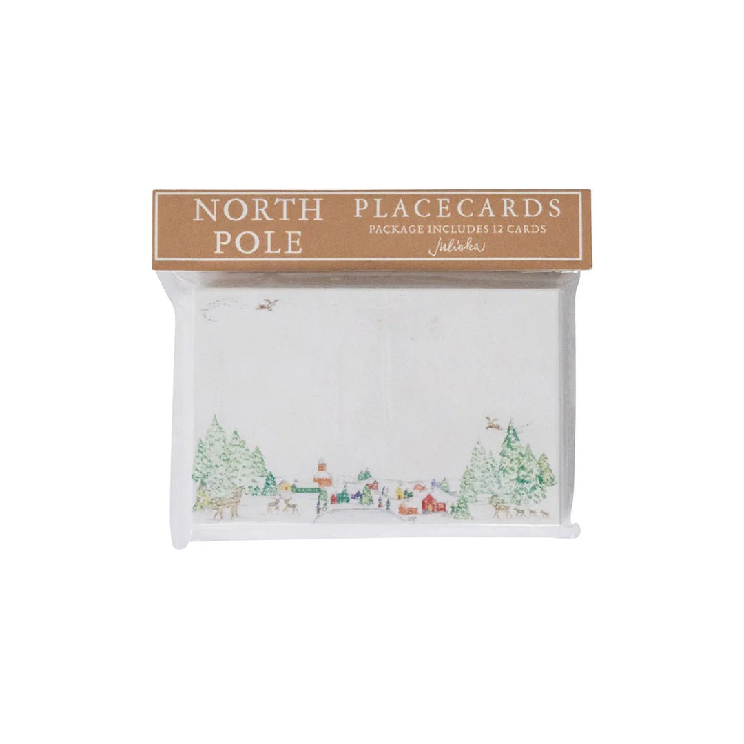 Berry &amp; Thread North Pole Place Card Set/12
