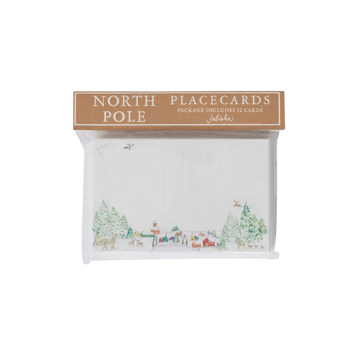 Berry &amp; Thread North Pole Place Card Set/12