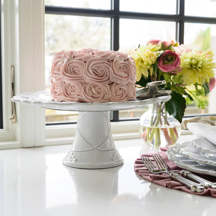 Bella Bianca Cake Plate