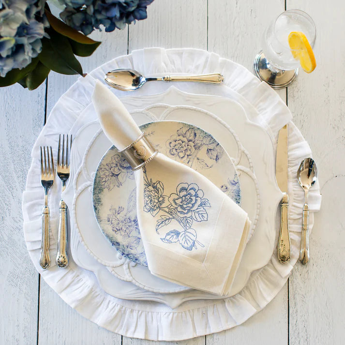 Bella Bianca Filigree Charger