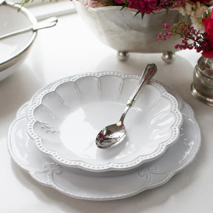 Bella Bianca Medallion Pasta/Soup Bowl