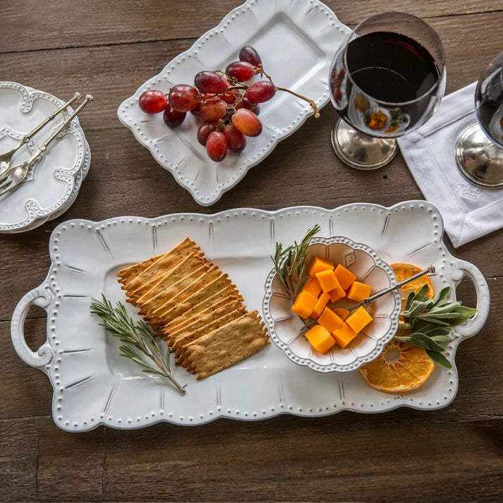 Bella Bianca Rectangular Tray