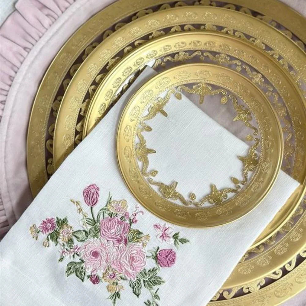 Vetro Gold Salad/Dessert Plate