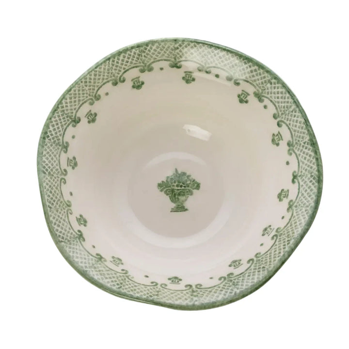 Burano Green Large Serving Bowl
