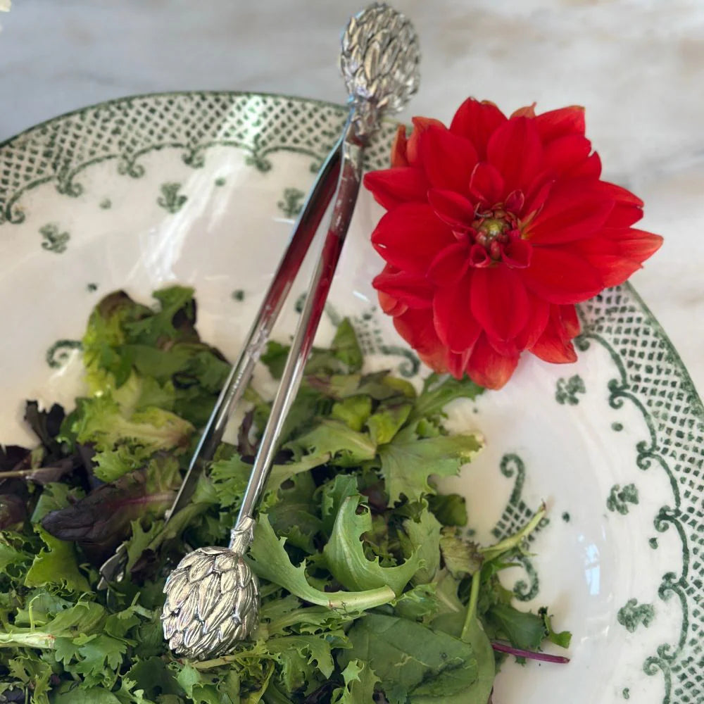 Burano Green Pasta Serving Bowl