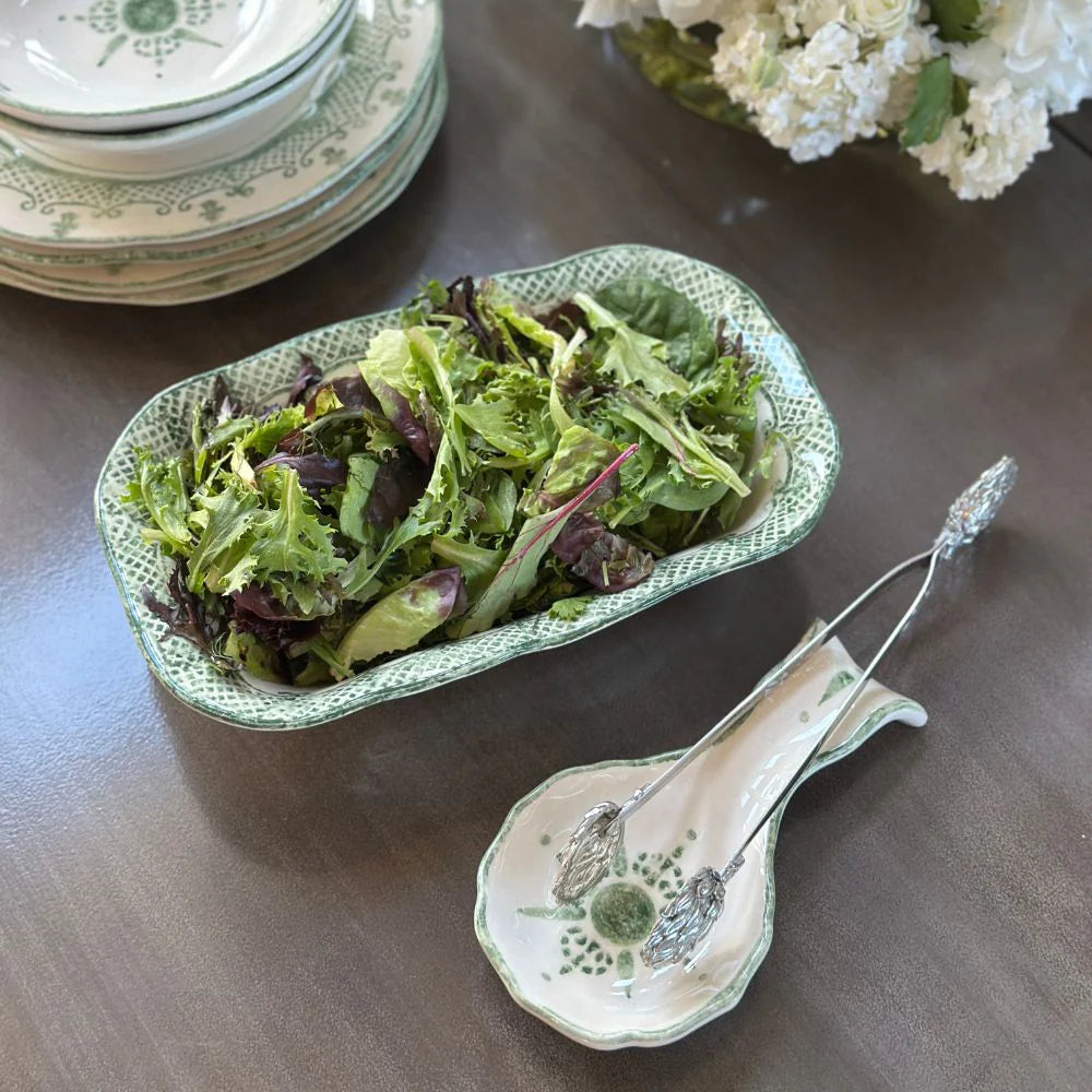 Burano Green Rectangular Dish
