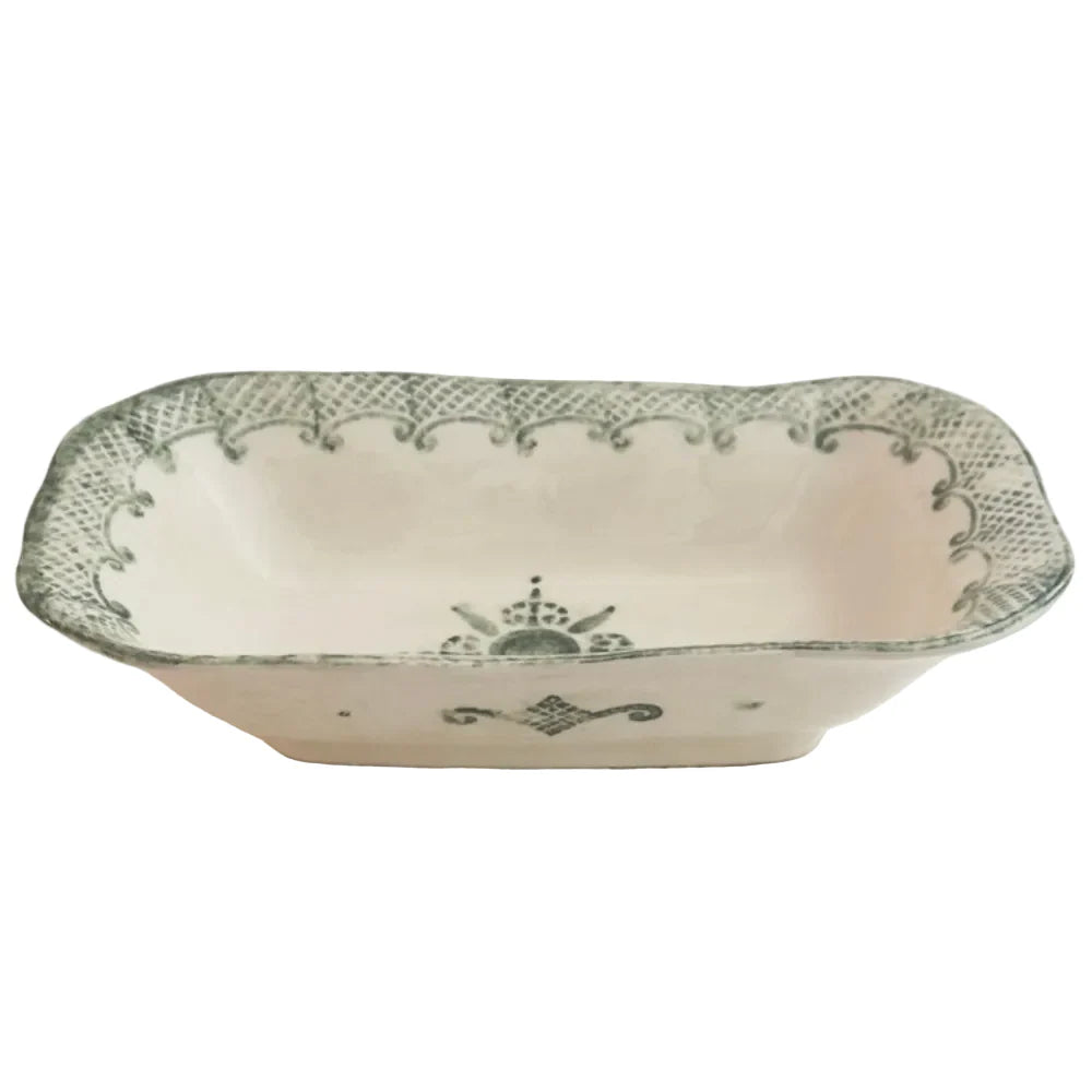 Burano Green Rectangular Dish