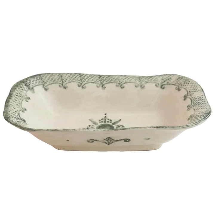 Burano Green Rectangular Dish