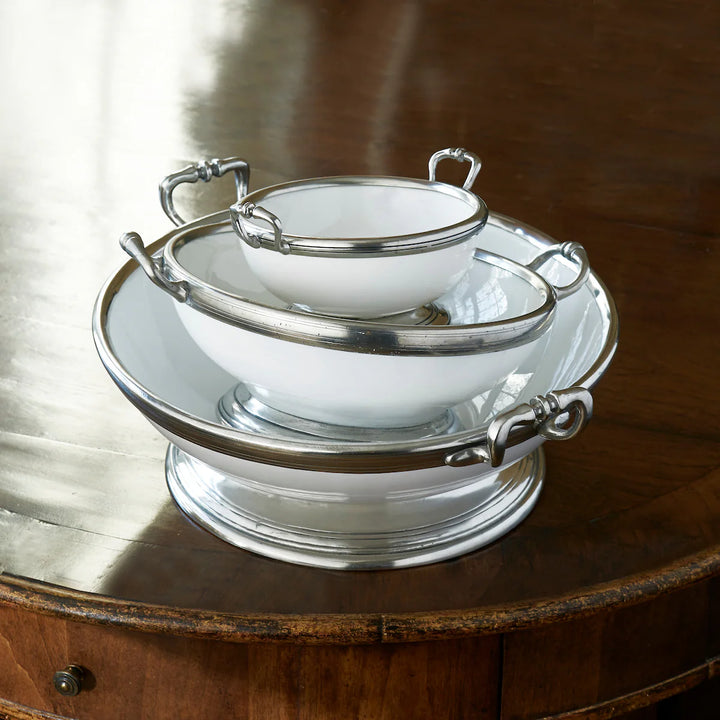 Tuscan Large Footed Bowl With Handles