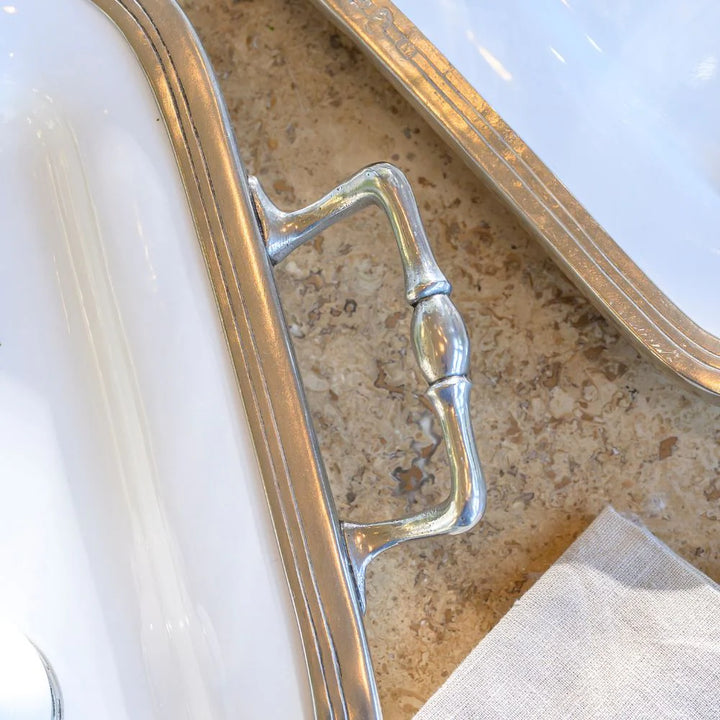 Tuscan Rectangular Tray with Handles