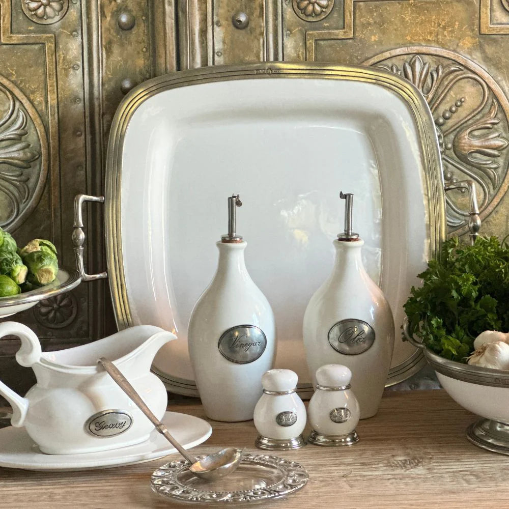 Tuscan Square Tray with Handles
