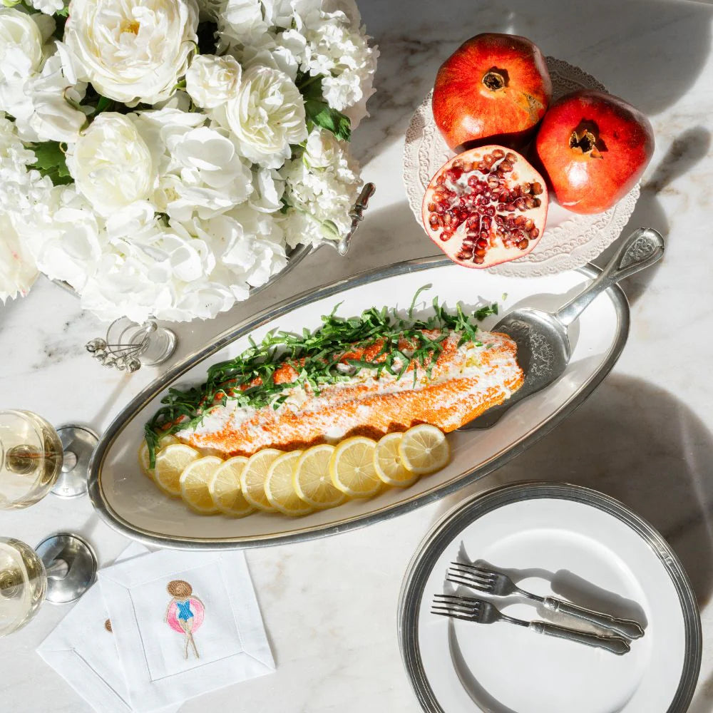 Tuscan Oval Fish Platter