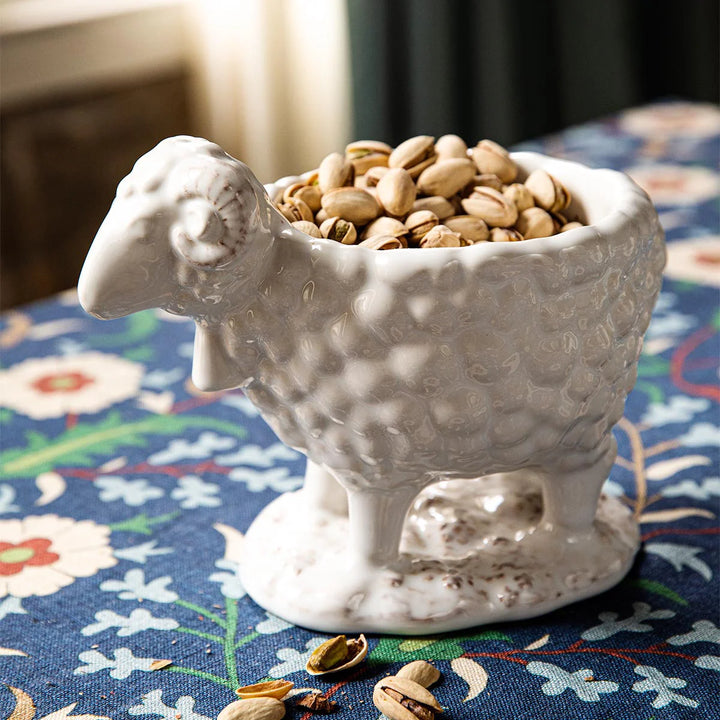 Clever Creatures Ram Serving Bowl - Renoir