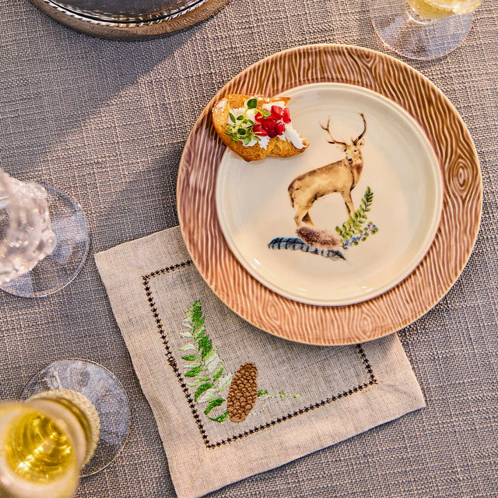 Forest Walk Stag Cocktail/Side Plate