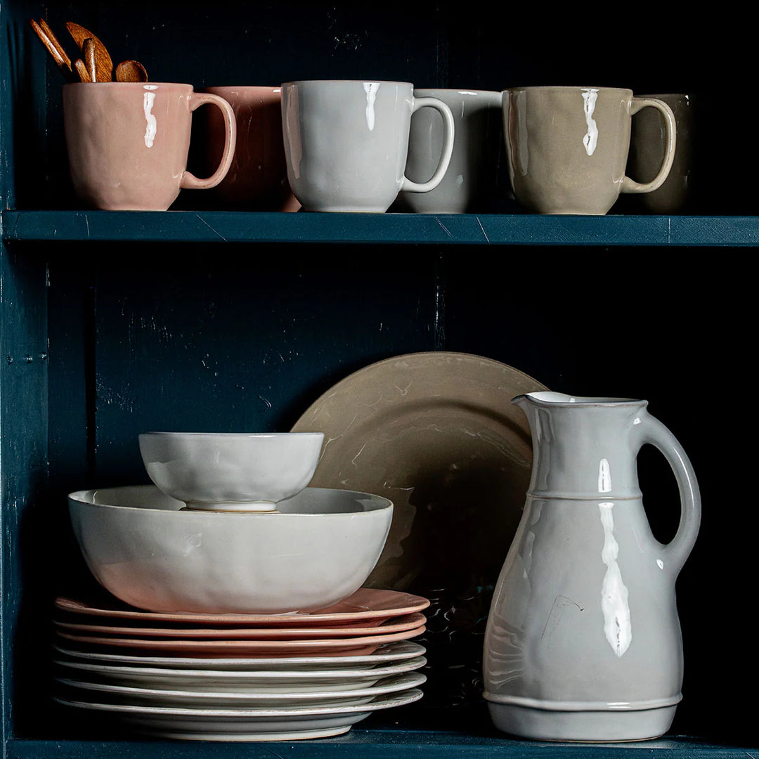 Puro 4pc Place Setting with Mug - Whitewash