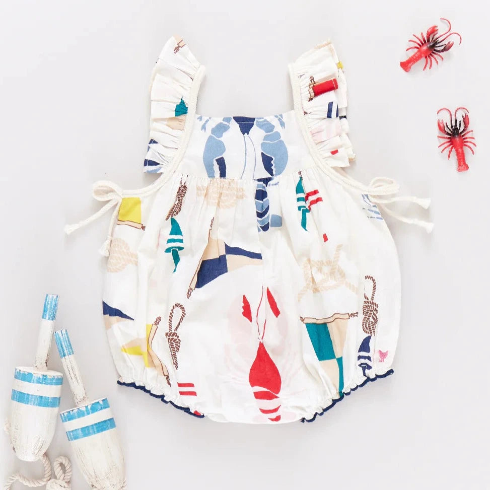 Baby Girls Ailee Bubble - Nautical Notions