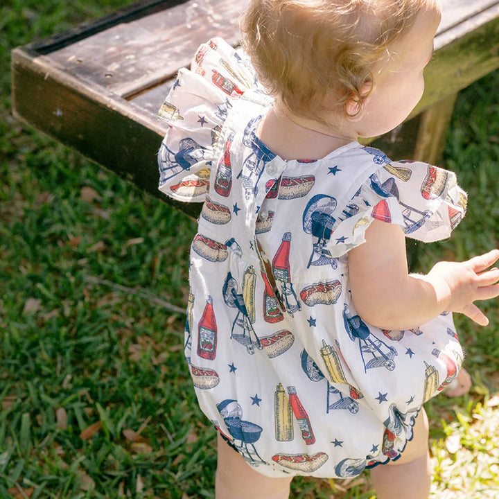 Baby Girls Elsie Bubble - Grilling Out